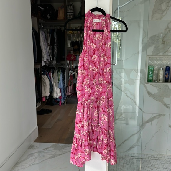 Gorgeous pink, red and white floral sleeveless dress from ALC - Picture 1 of 7